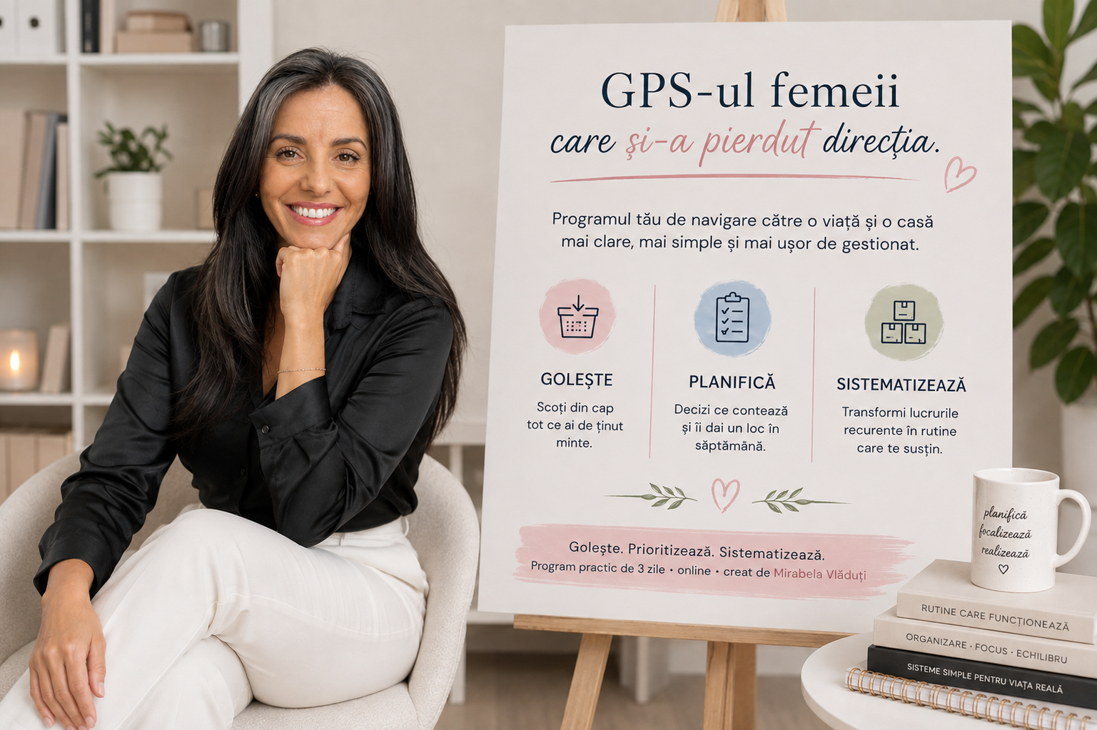 GPS-ul femeii care și-a pierdut direcția — Golește, Prioritizează, Sistematizează