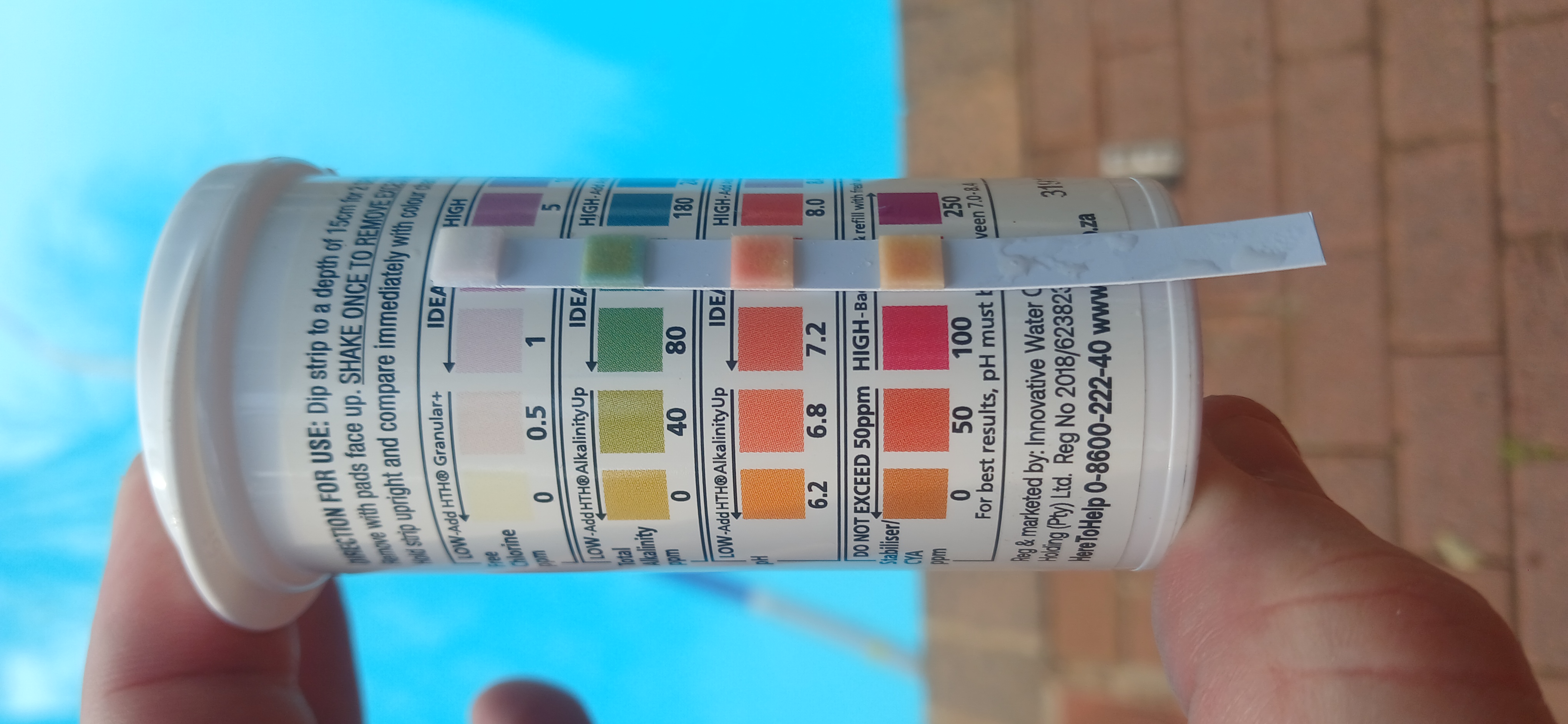 AQUA Pro test strips & kit