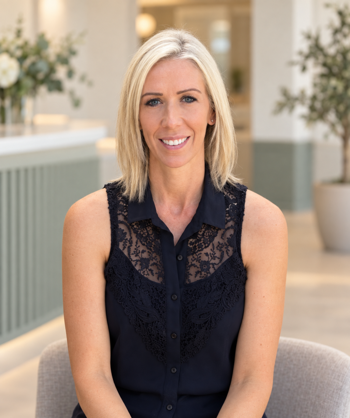Claire Bailey, BANT and CNHC registered Nutritional Therapist at The Oving Medical Clinic, Chichester