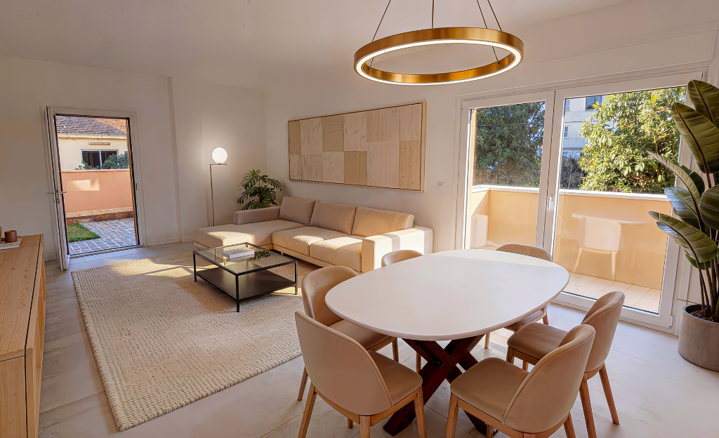 Sunlit Apartment — Open Plan Living