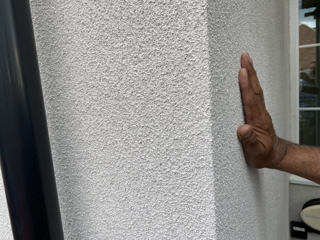 VIPEQ trowel-applied cork on cold internal wall Ireland