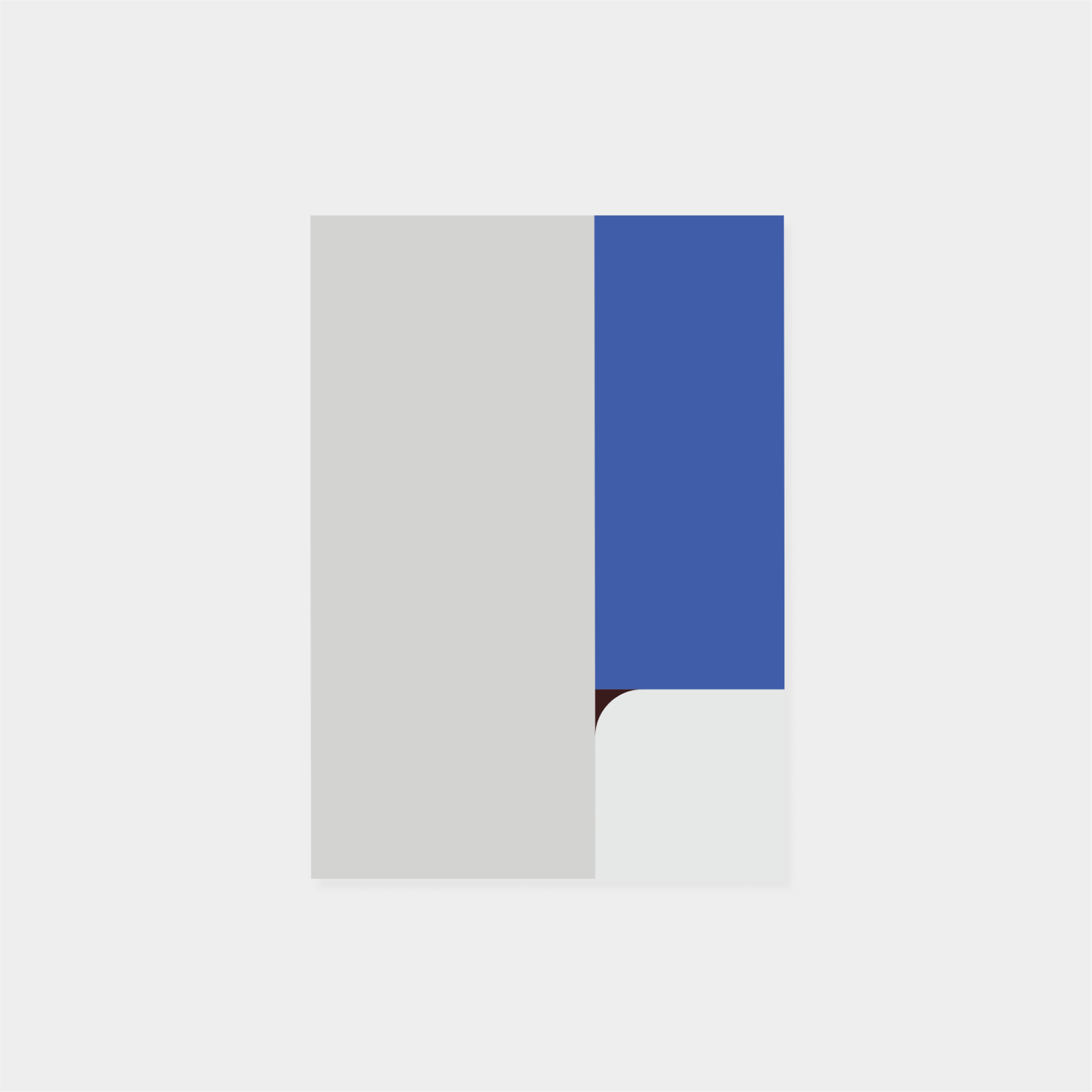 Hello Color Study mini fine art print pack with geometric and typographic artwork
