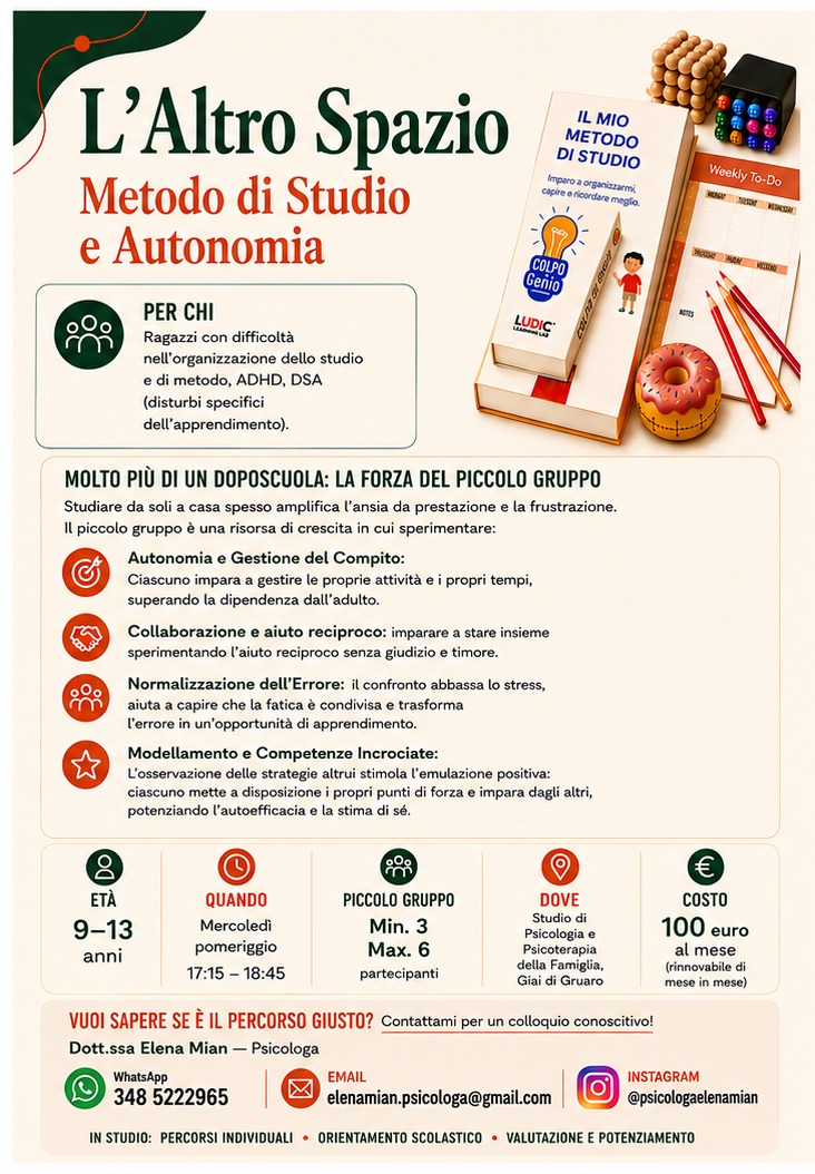 Metodo di Studio e Autonomia