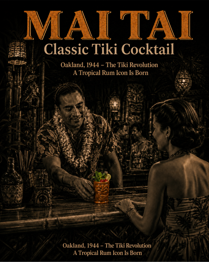 Mai Tai Cocktail Canvas Art