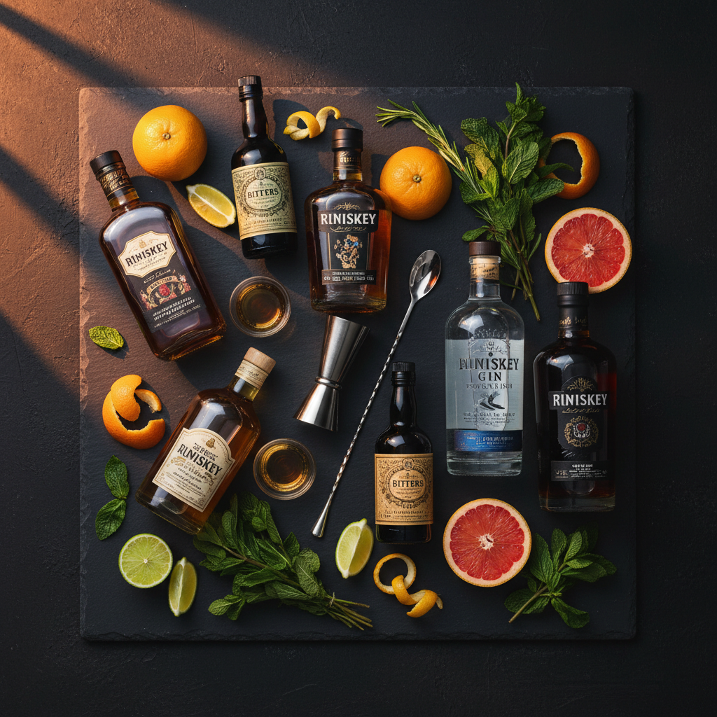 BarKeeper cocktail builder showing recipe with costing