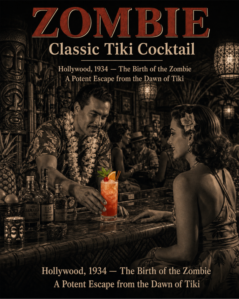 Zombie Cocktail Canvas Art