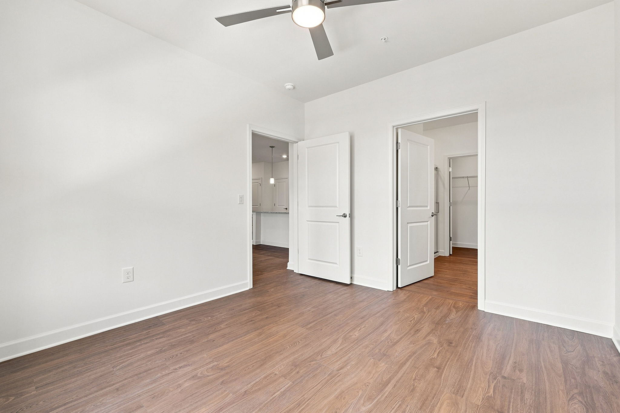 Spacious primary bedroom
