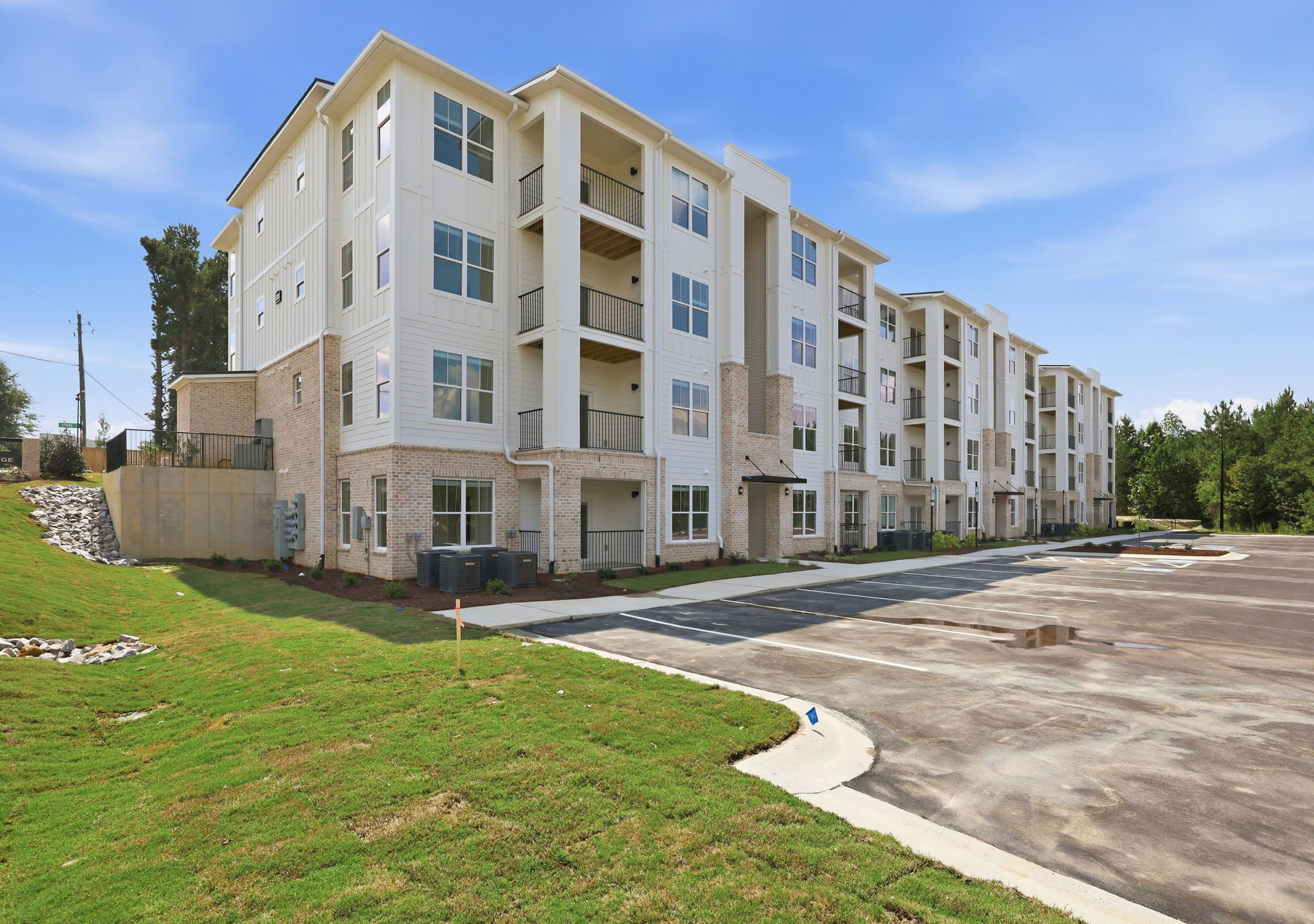 Exterior view of The Flats