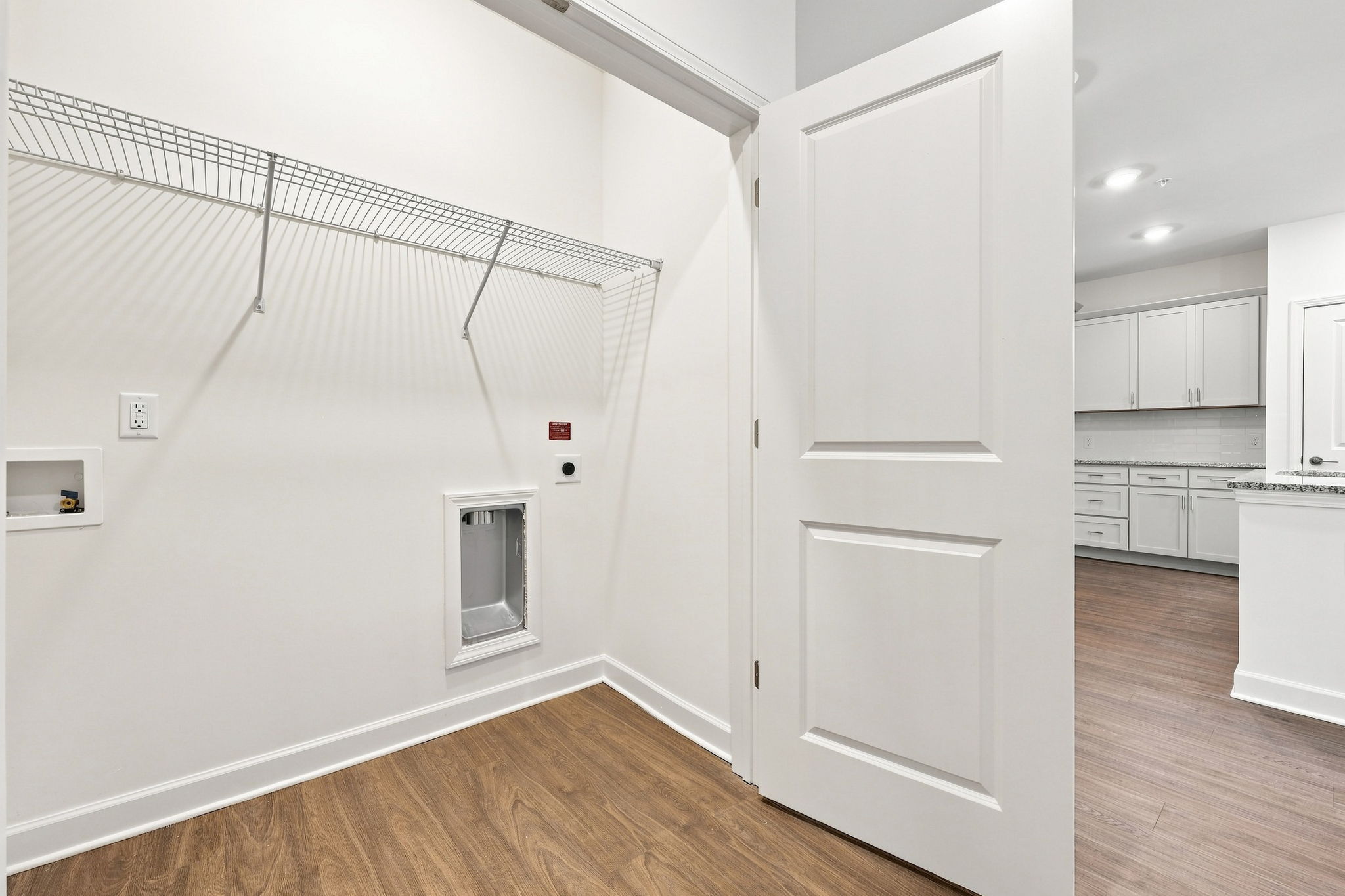 In-unit laundry connections