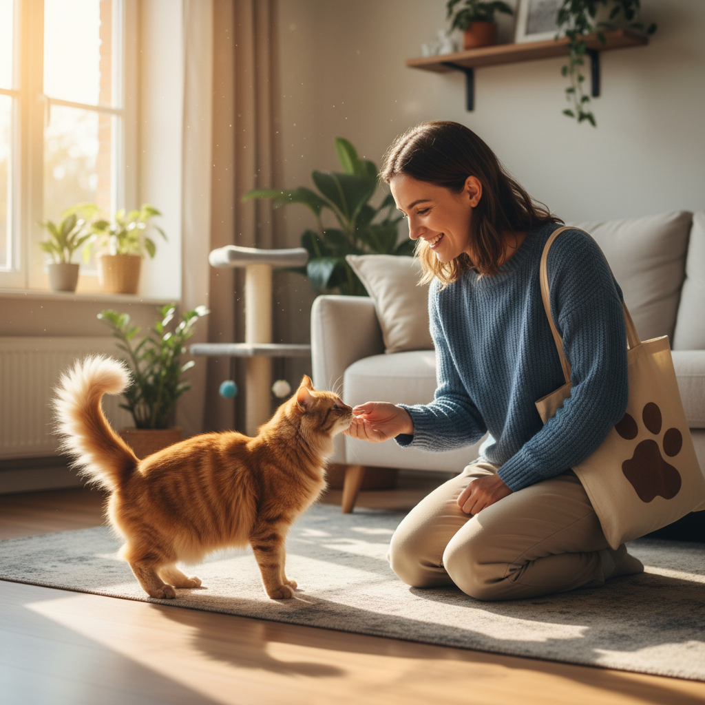 How to Prepare Your Cat for a Pet Sitter