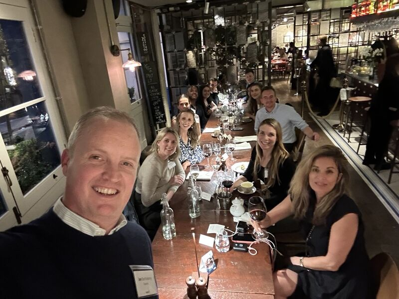The Explori team on a night out