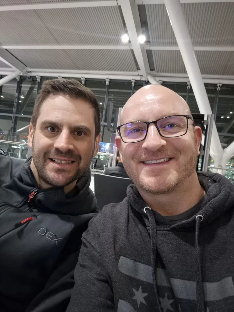 Explori colleagues travelling for work