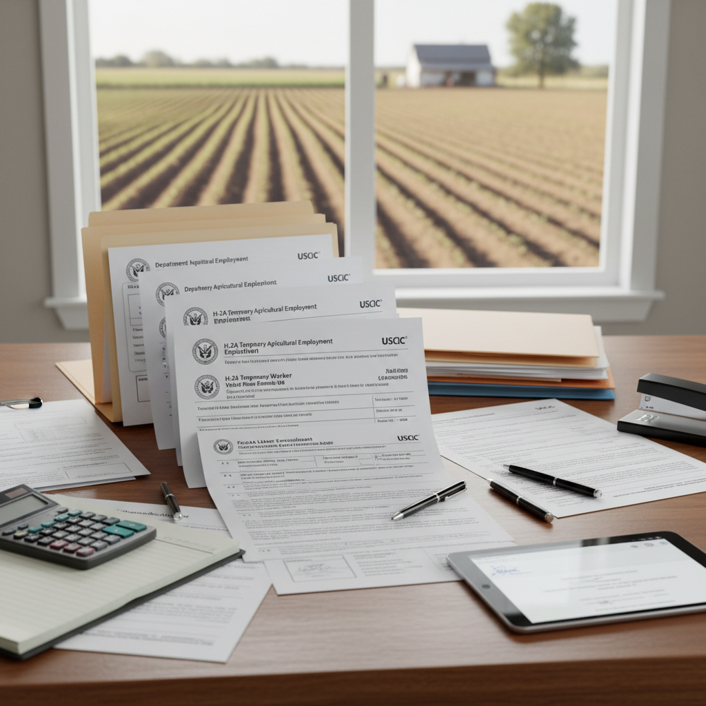 H-2B seasonal worker visa application forms Houston Texas