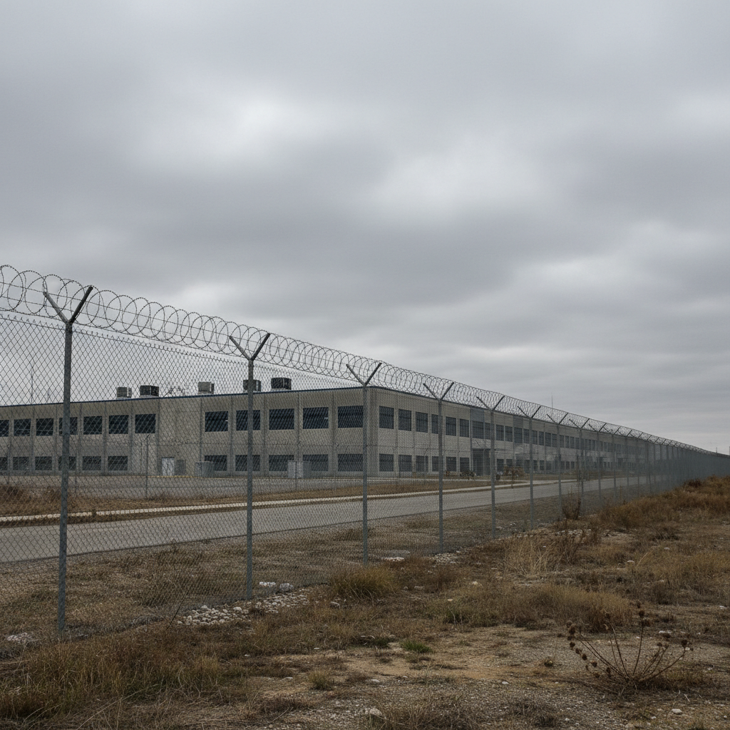 Immigration detention facility exterior bond hearing Houston Texas
