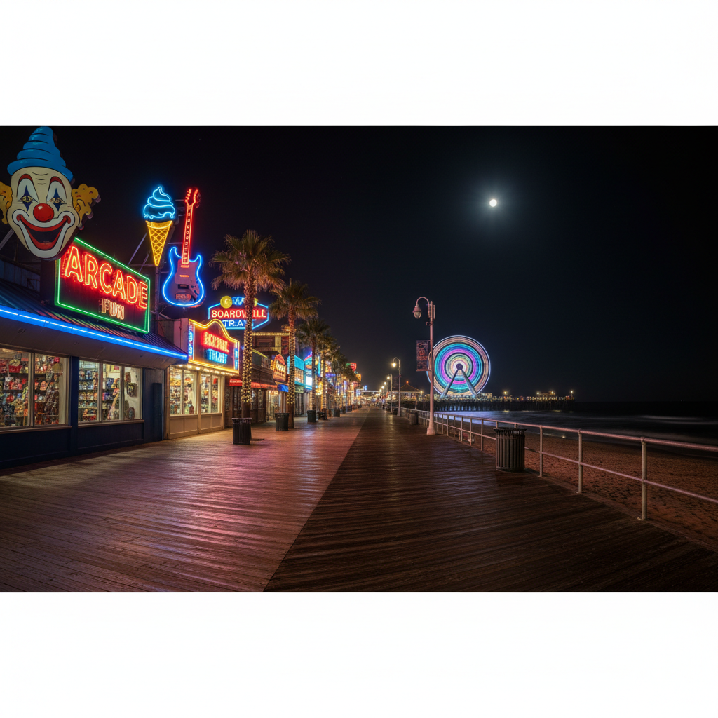 Ocean City Maryland boardwalk night spring break DWI enforcement
