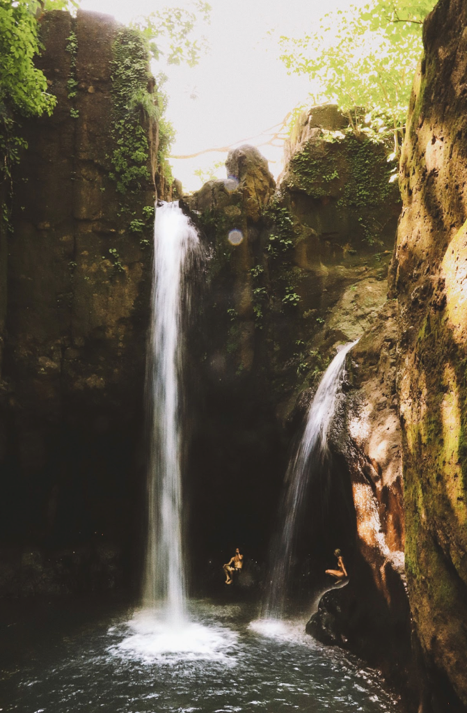 Tamanique — Doppelwasserfall