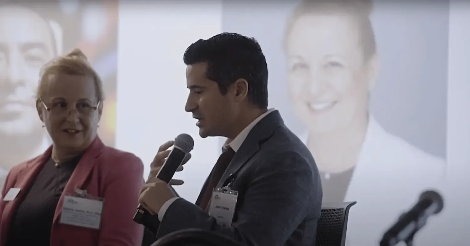 Jason on a panel