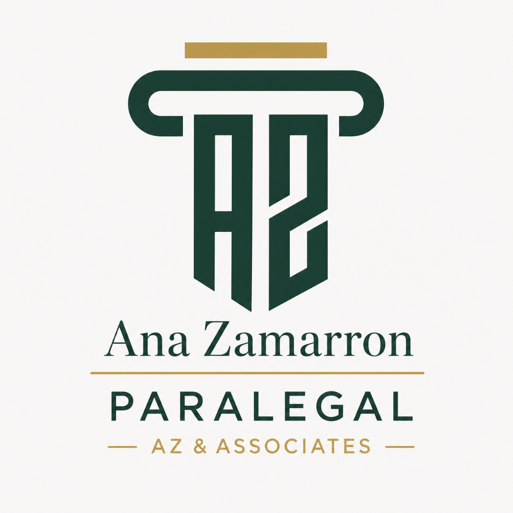 Ana Zamarron Paralegal – AZ & Associates