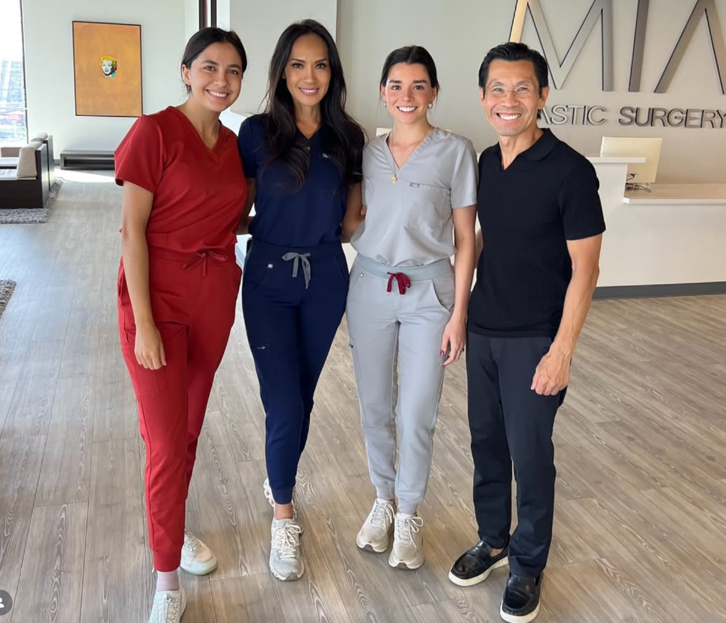 MIA Plastic Surgery staff in the lobby
