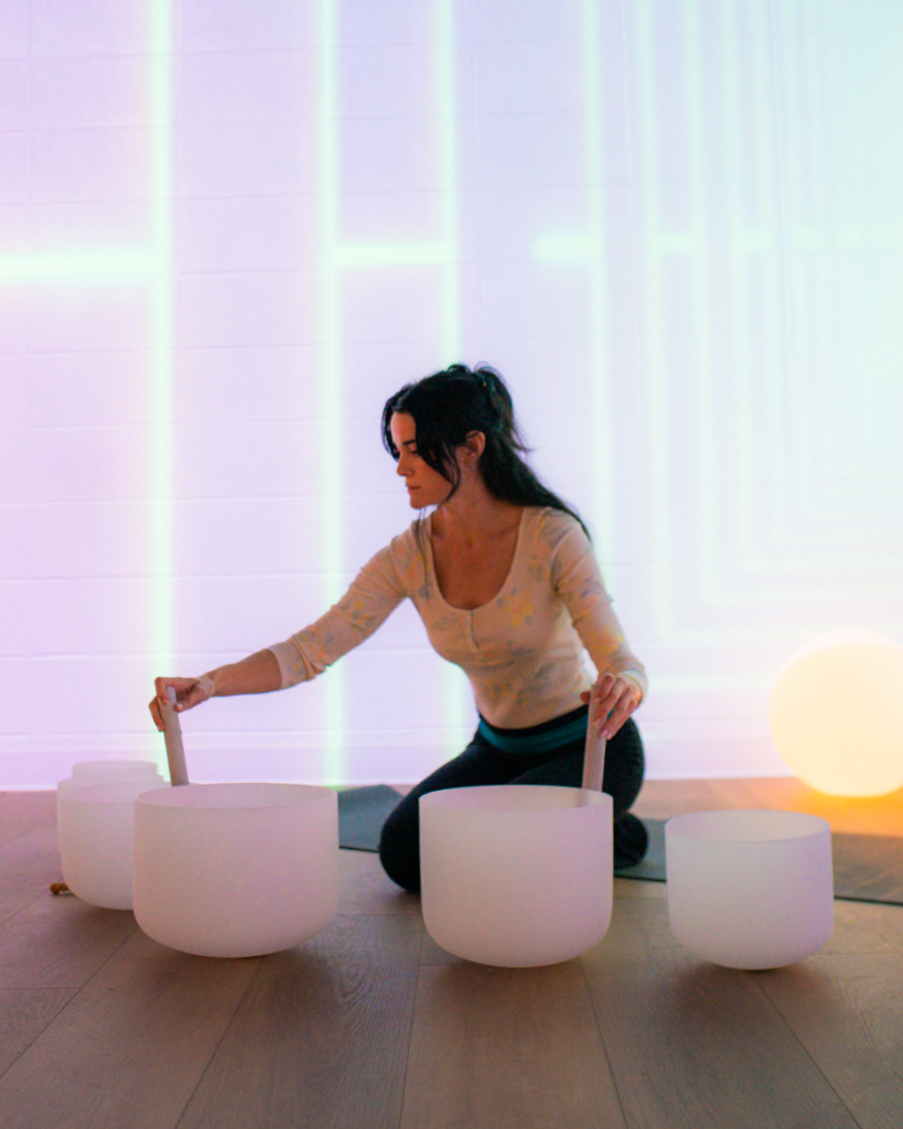 Sound bowl therapy