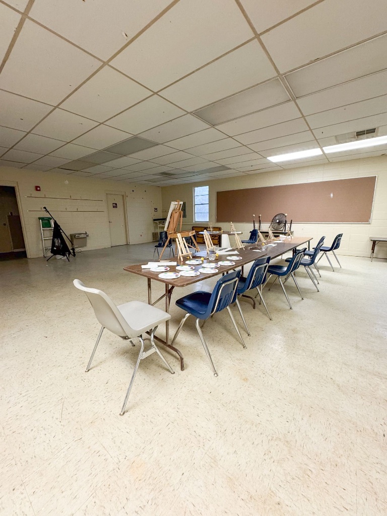 Art therapy room