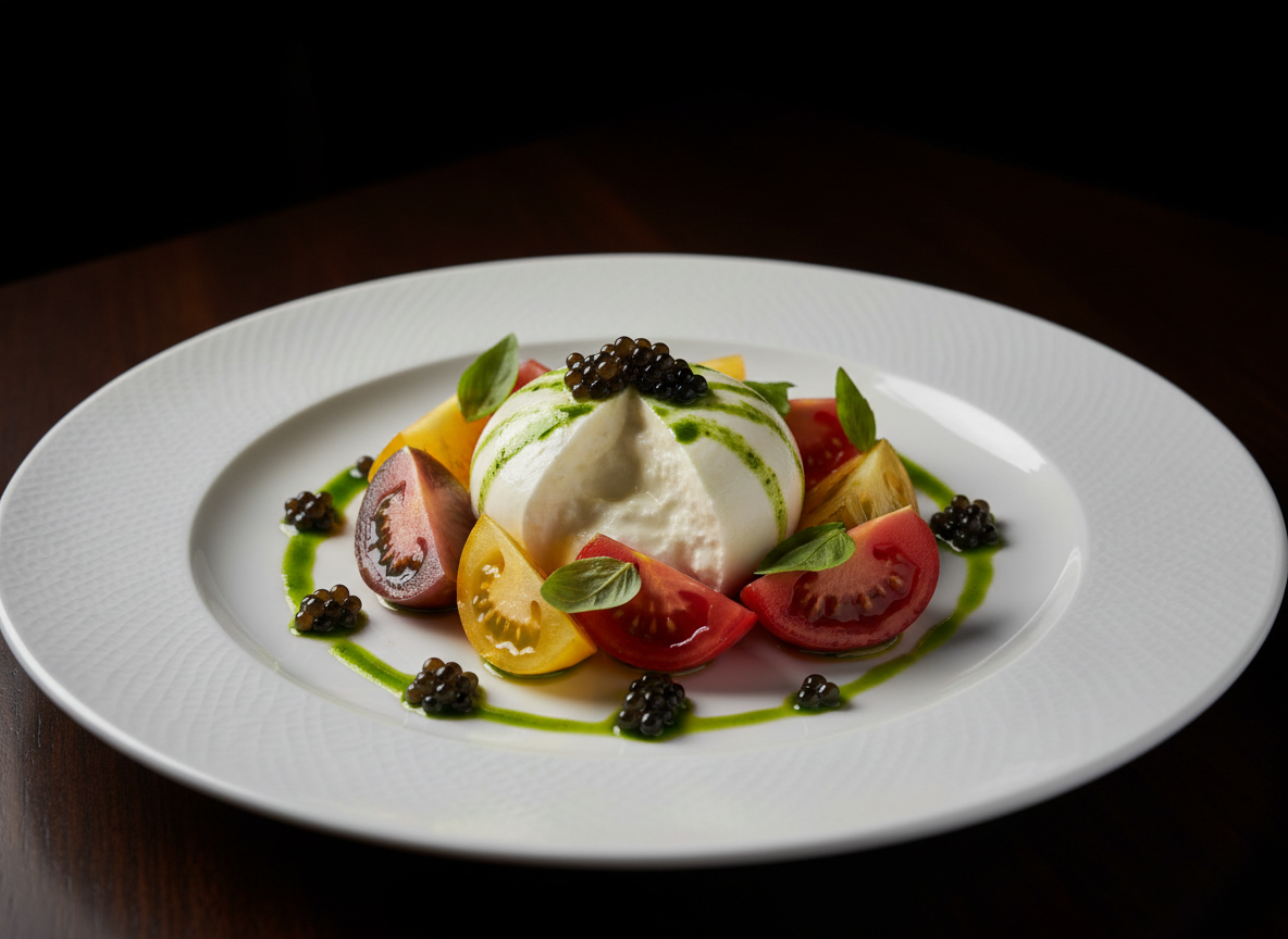 Burrata & Heirloom Tomatoes