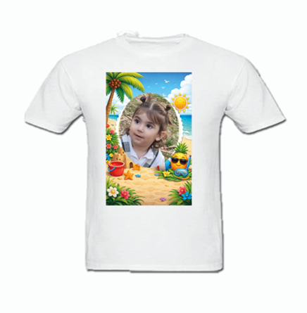 חולצה עם תמונה או שם (ילדים)