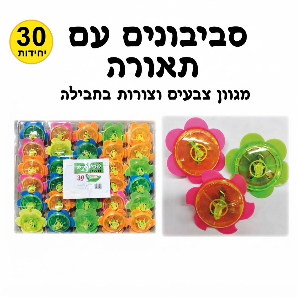 סביבונים עם תאורה
