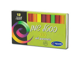 פסטל שמן זוהר 12 
