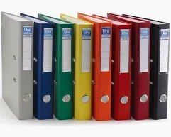 קלסר טבעות פלסטי, גב 3.5 ס"מ, פוליו