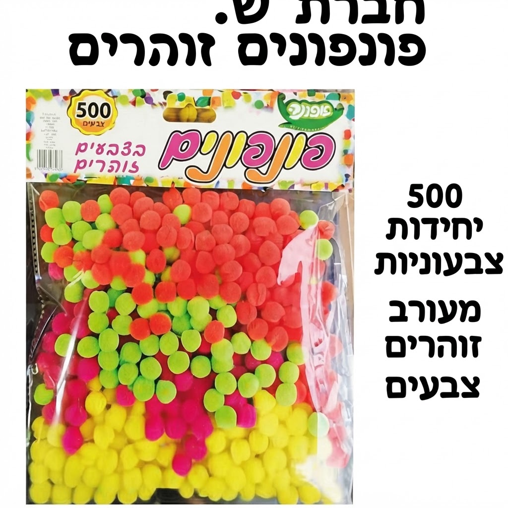 פונפונים זוהרים