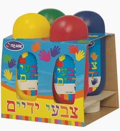 סט צבעי ידיים 4*150 גרם