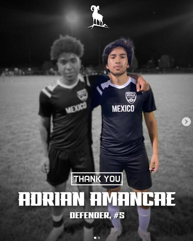 Thank you, Adrian Amancae. Defender, #5 🐏