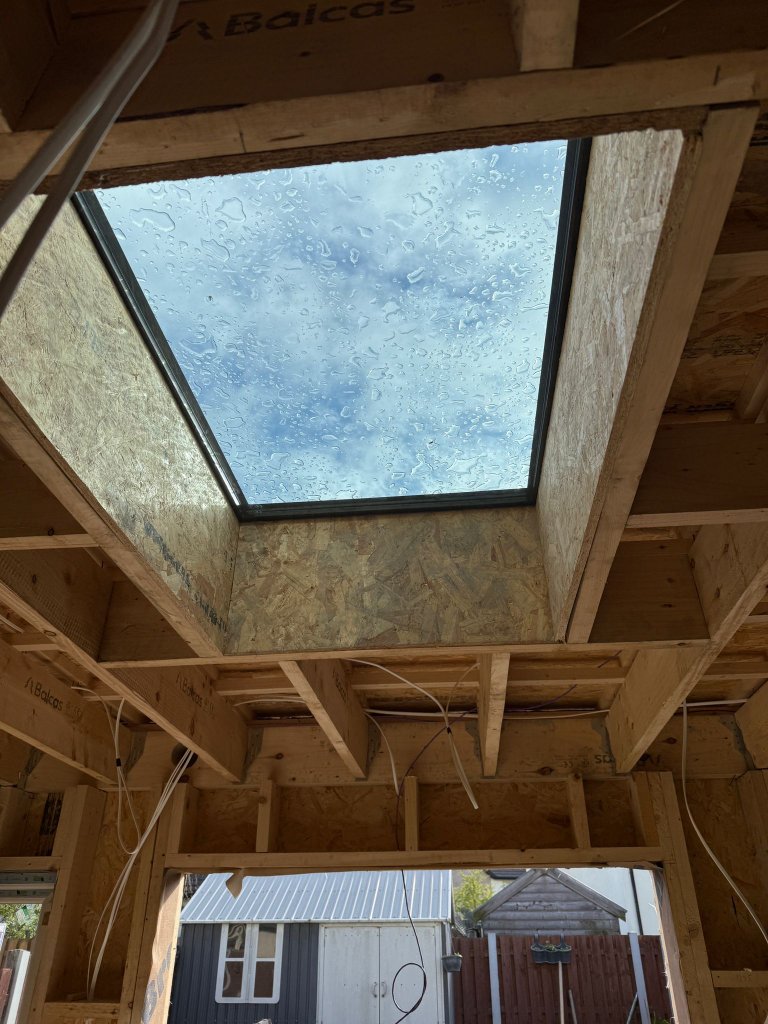 Extension with Skylight, Frame