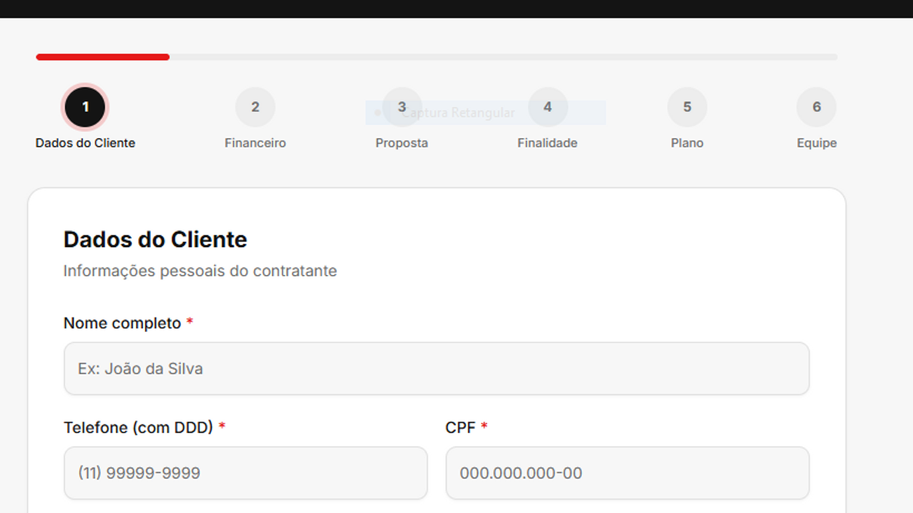 Formulário Auto Porto template preview