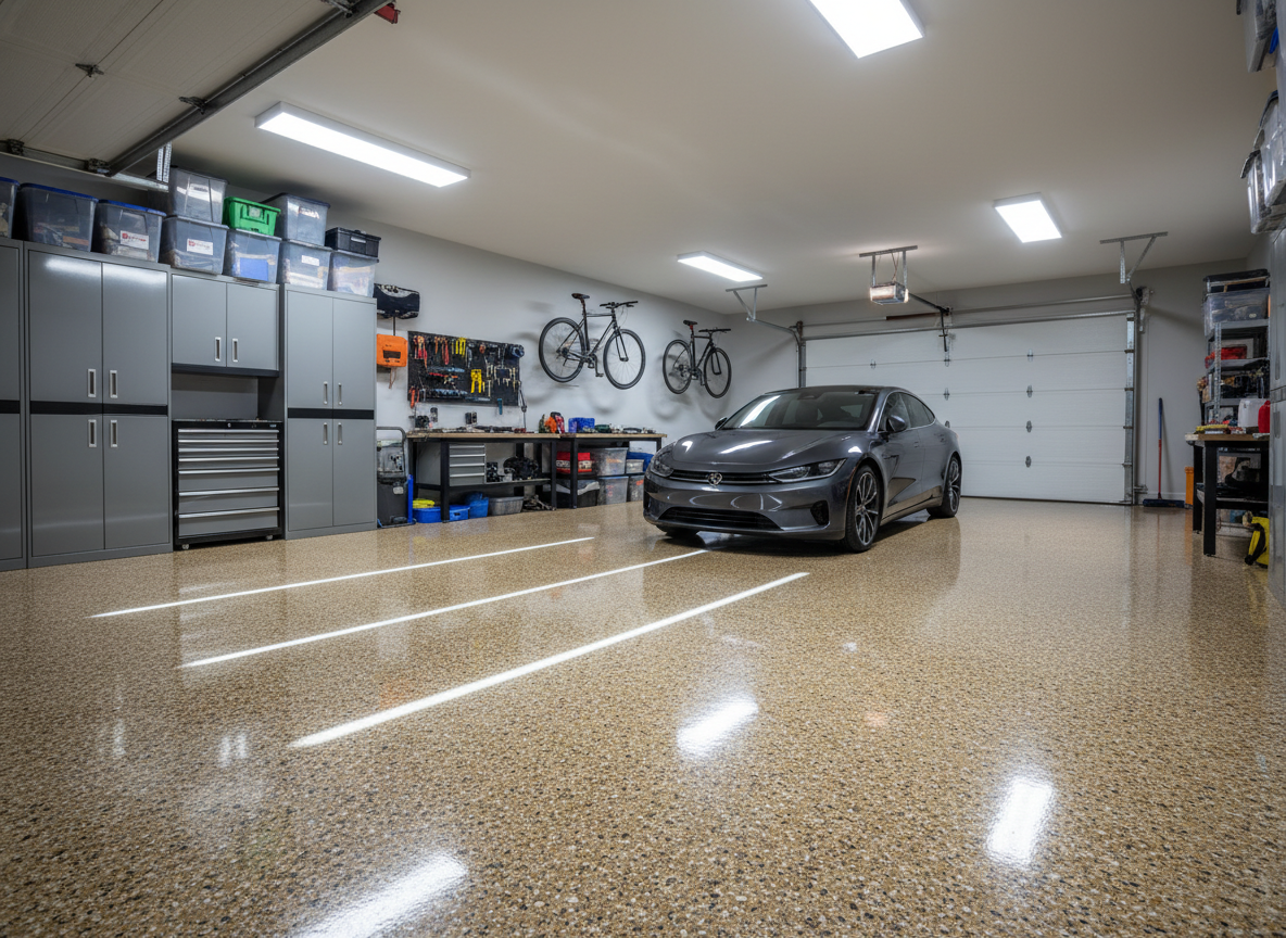 High-end epoxy flooring