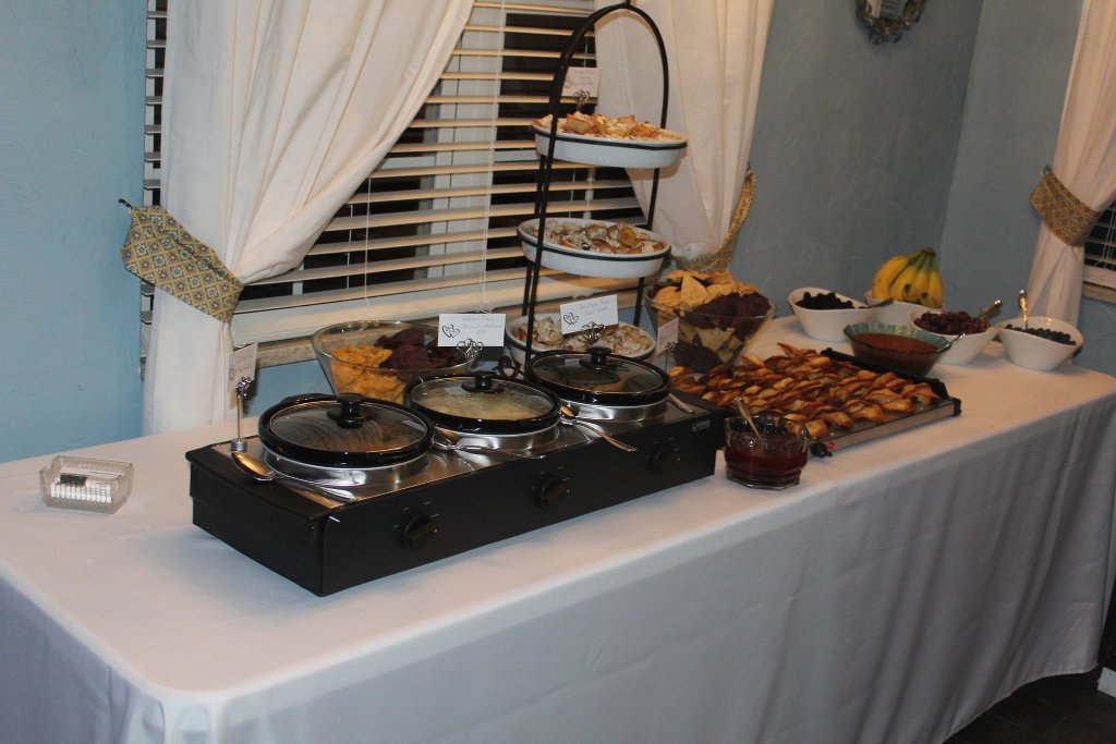 Reception hors d'oeuvres spread
