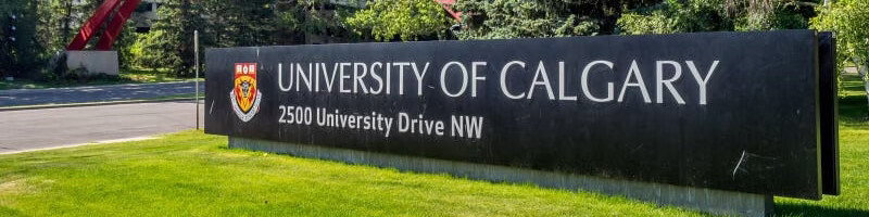 University of Calgary entrance sign
