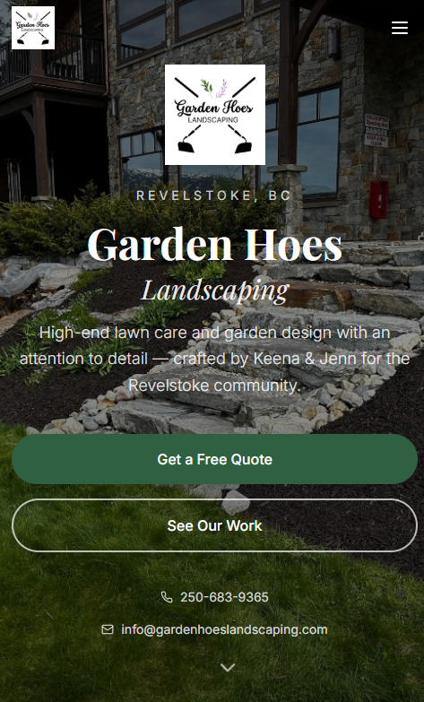 Garden Hoes mobile website