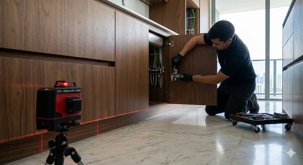 Installation & assembly — on-site precision fit executed with absolute care.