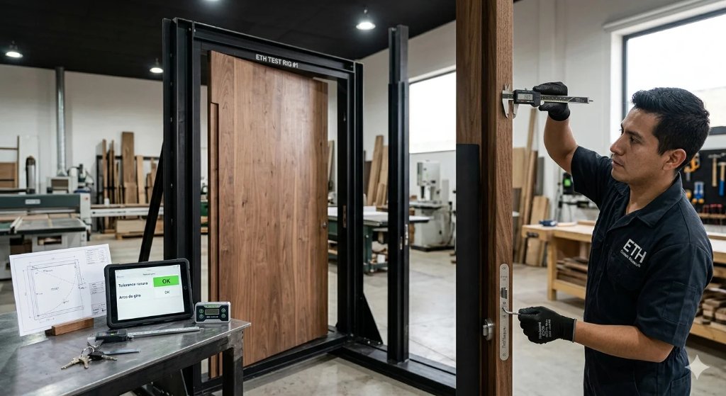 Workshop testing — every system verified before leaving our atelier.