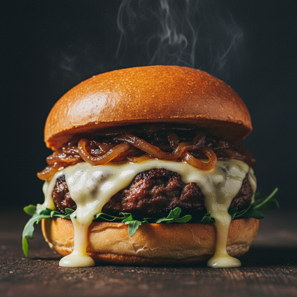 Bison burger