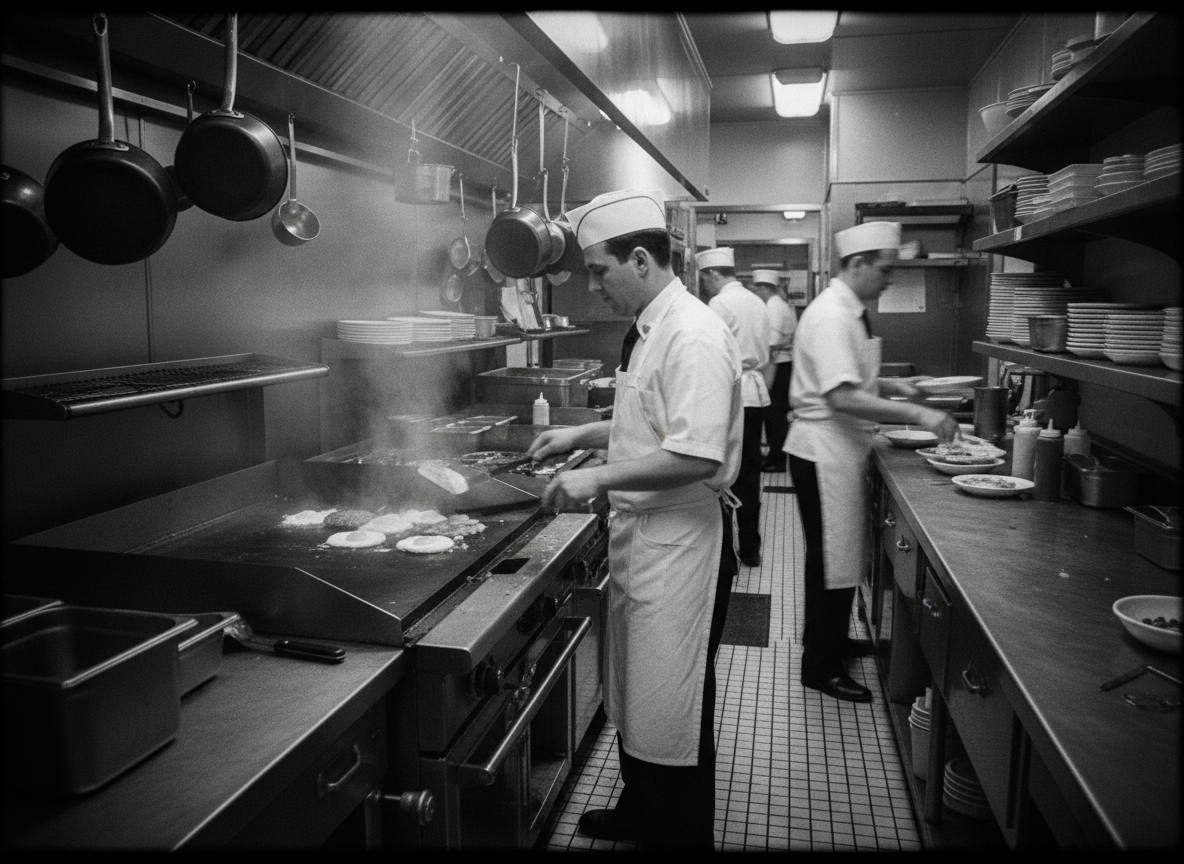 Vintage kitchen at THE CANTEEN