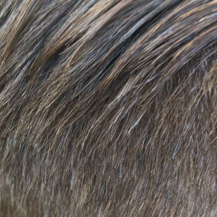 Salt and pepper hair texture