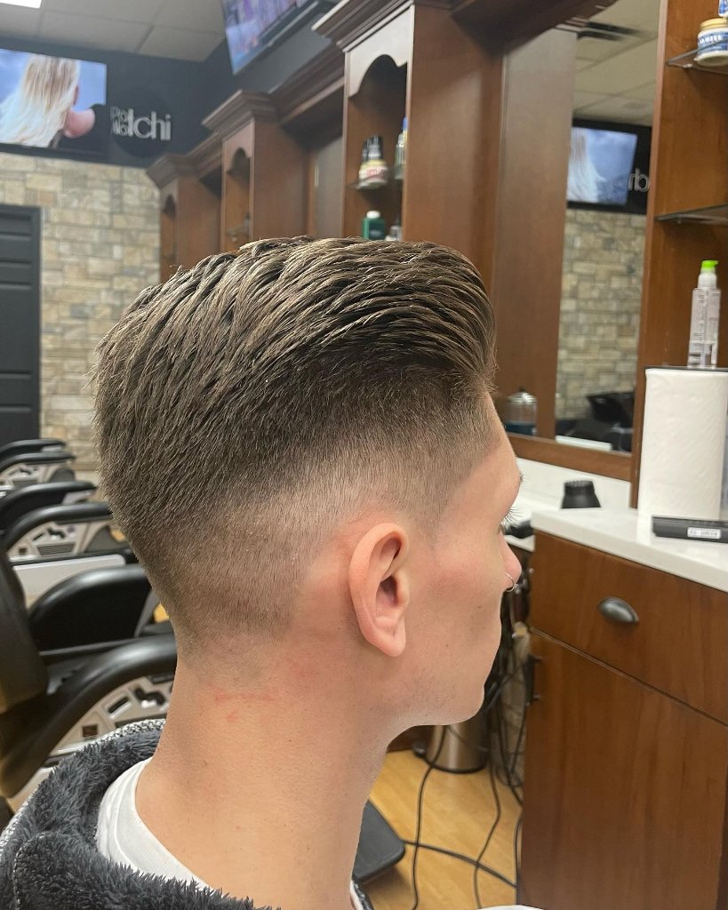 Taper fade haircut