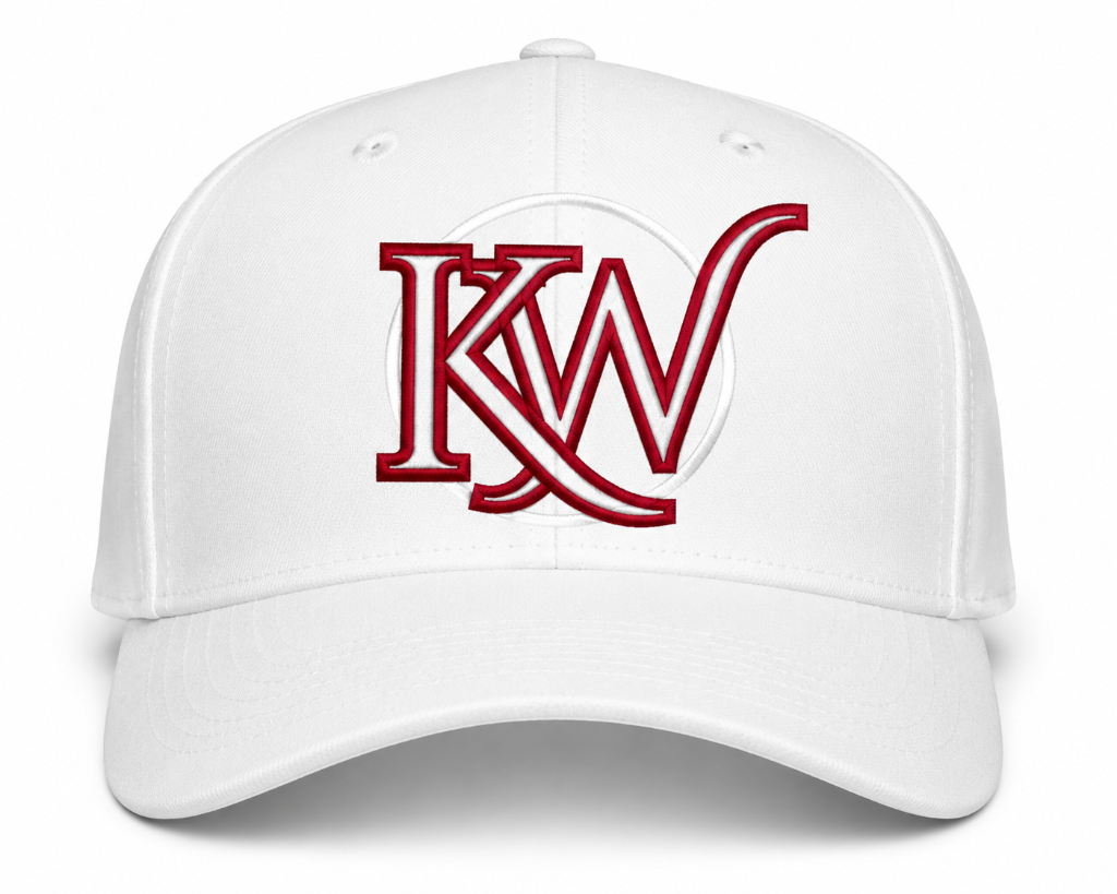 KW White Fitted Cap