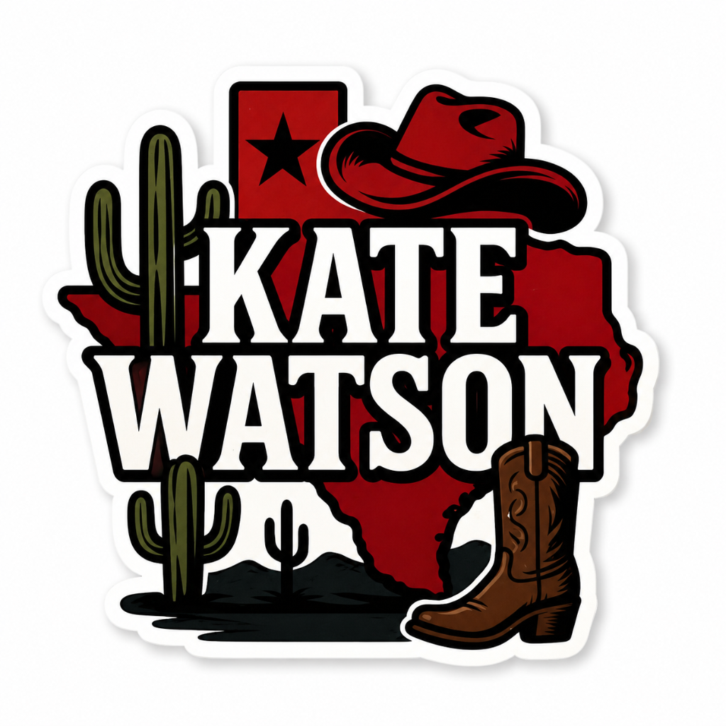Kate Watson Texas Sticker