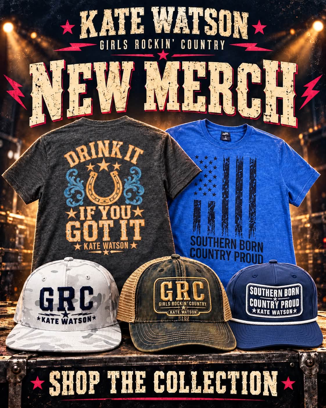 New Girls Rockin' Country merch