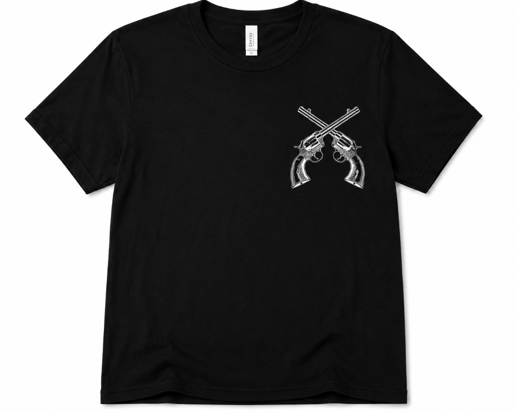 Crossed Revolvers - T-Shirt