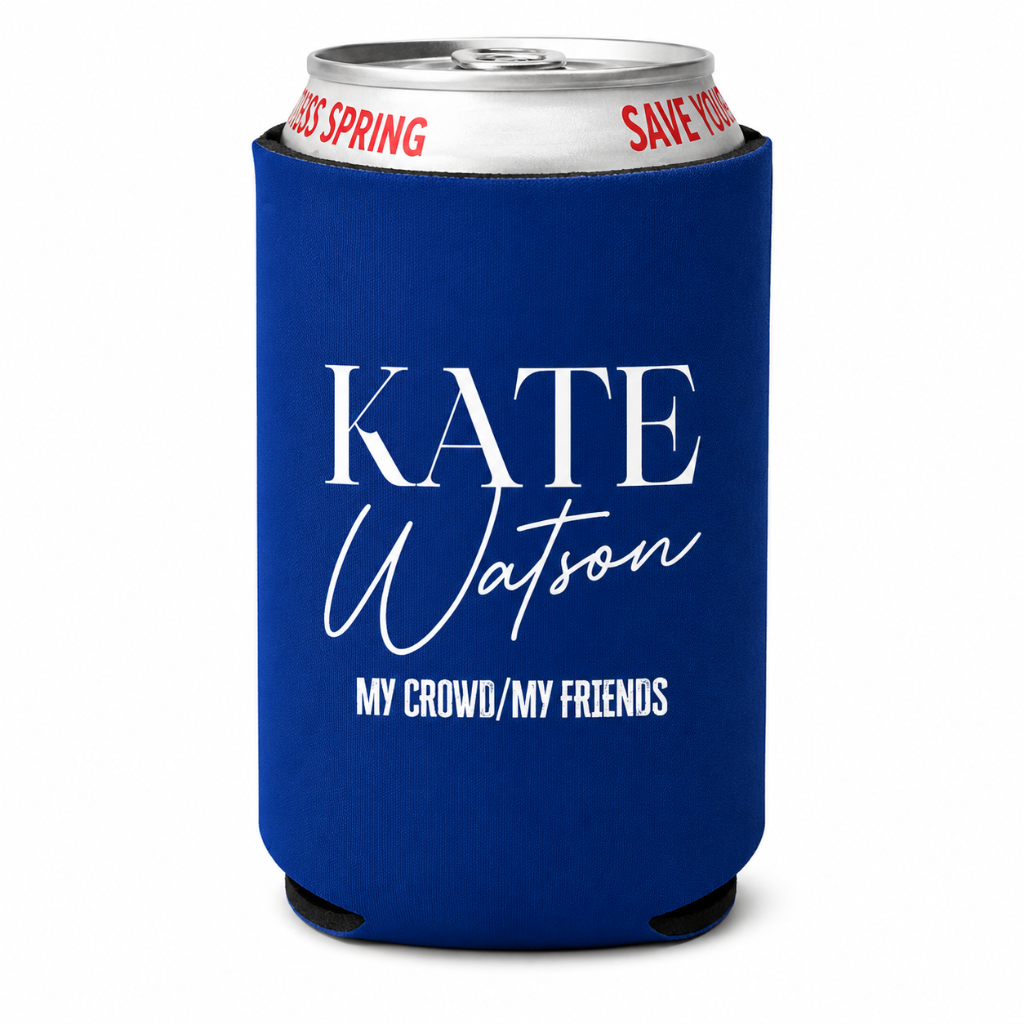 My Crowd/My Friends - Blue Koozie